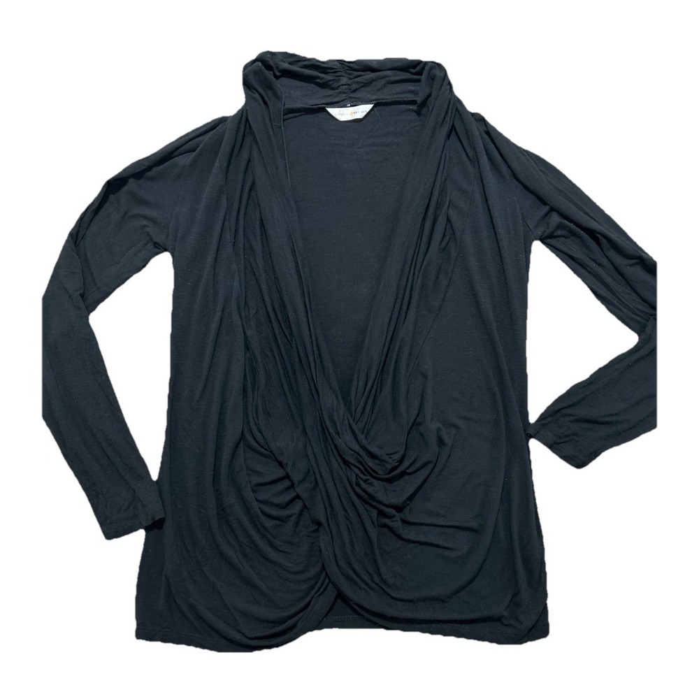 Kindred Bravely Size XS/Small‎ Crossover Nursing Top Black Viscose Spandex